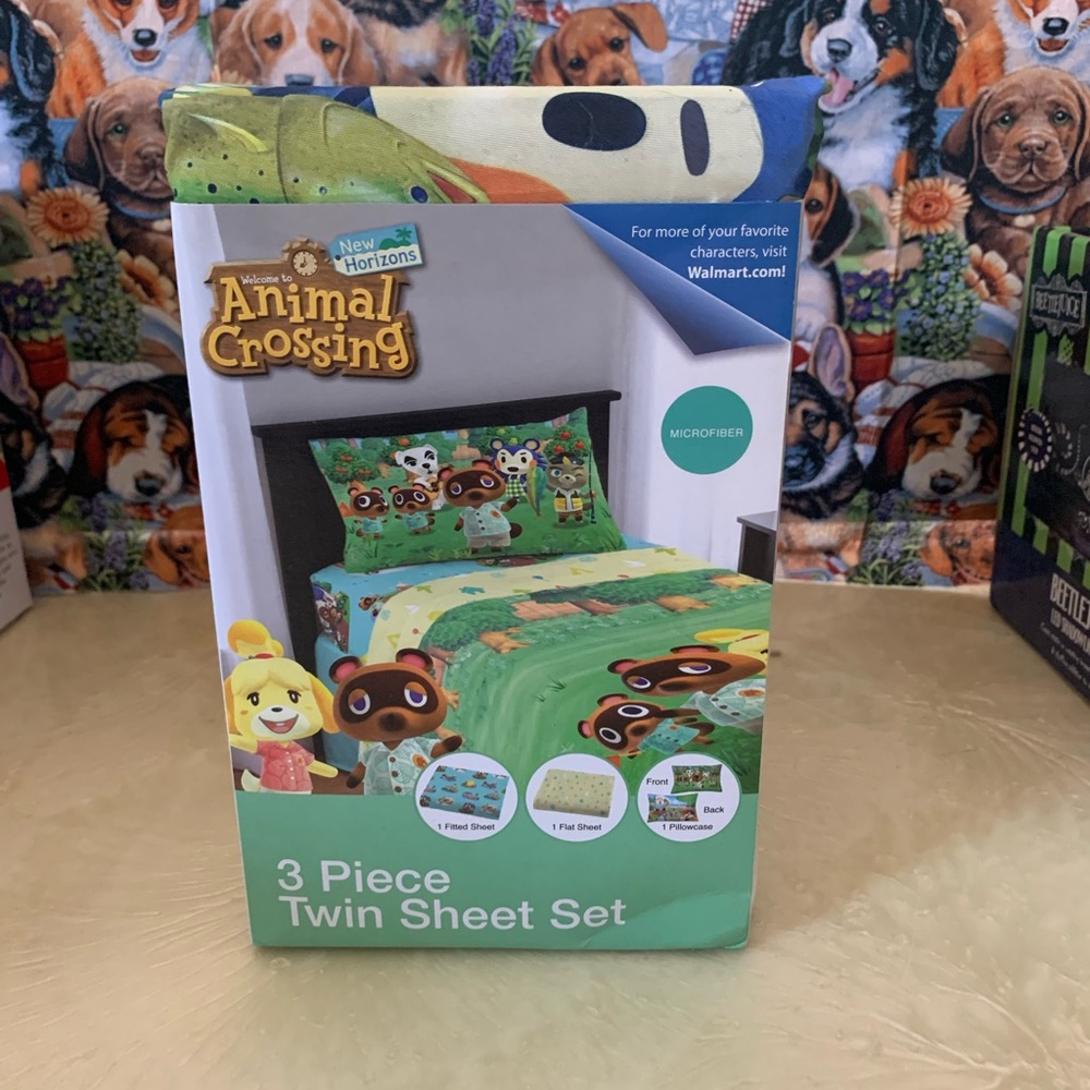 Animal crossing sheet set